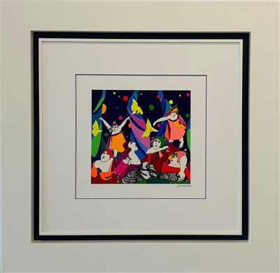 Serigrafia sobre papel HC, Mancha 31x33 cm, Dimensão com moldura 89x91 cm