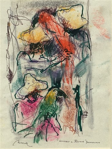 Técnica mista sobre papel 27x20 cm